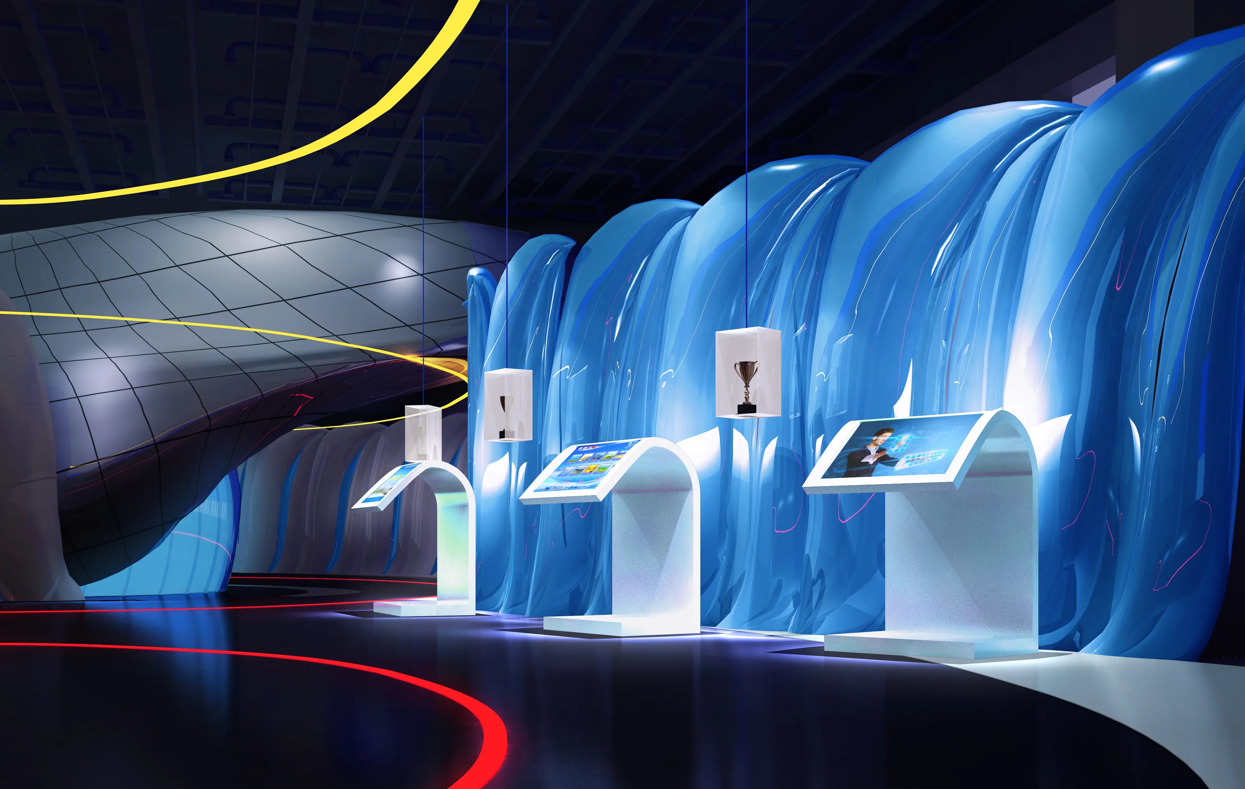 展廳設(shè)計 ，展廳 ，鑫時空